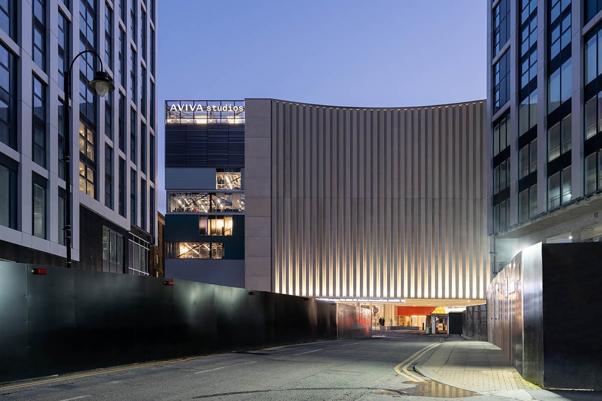 OMA completes Factory International Aviva Studios with flexible performance spaces in Manchester