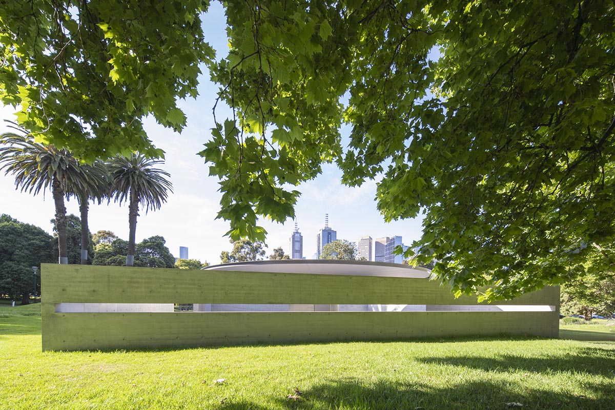 Tadao Ando unveils MPavilion creating