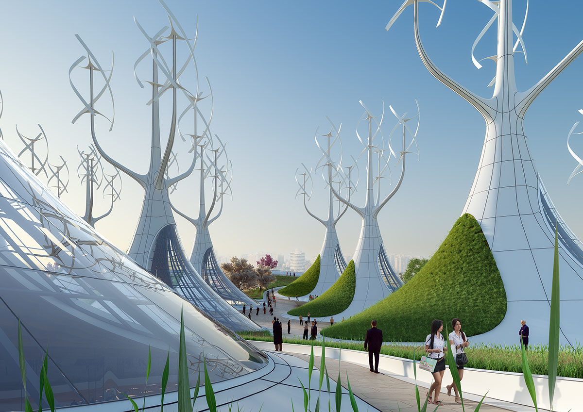 Vincent Callebaut proposes permeable floating landscape to create natural recovery in Seoul’s river