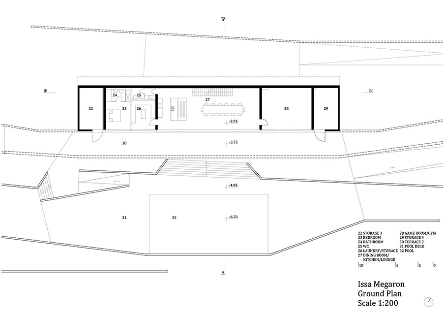 Proarh seamlessly blended this family house in the landscape on the Croatian island