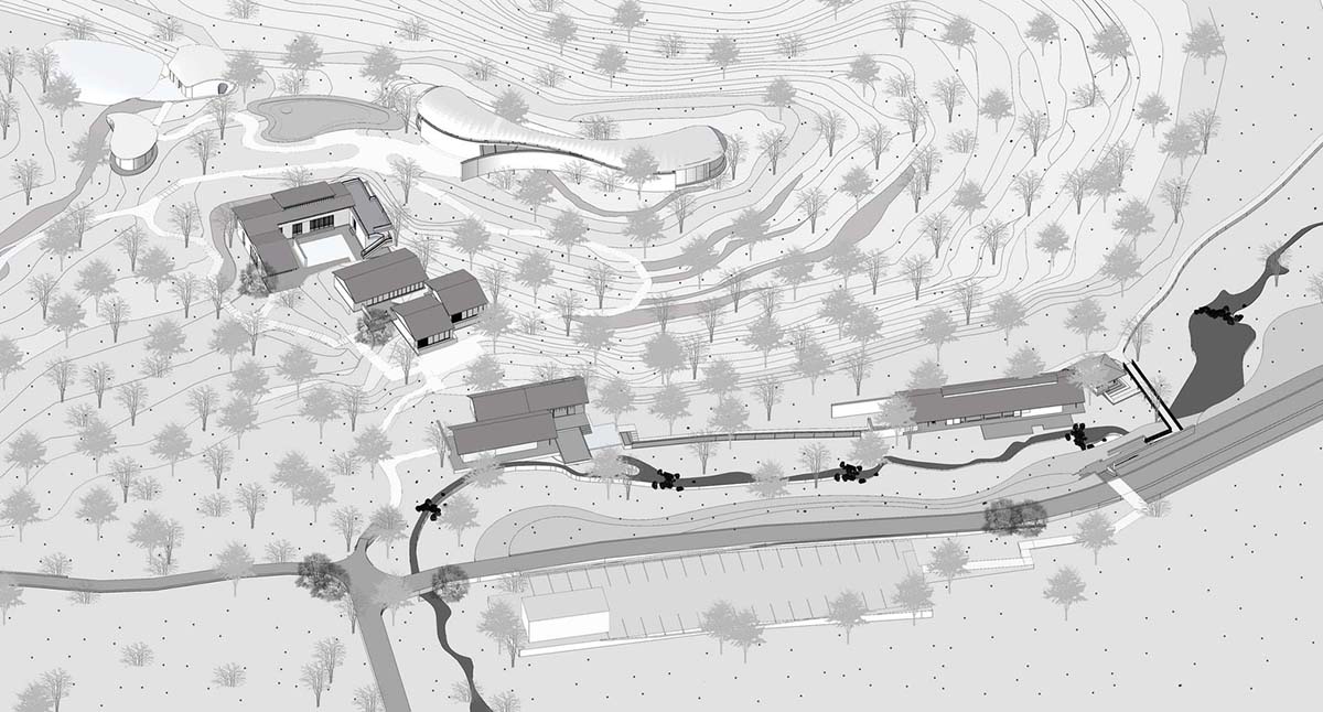 gad · line+ studio renovates old rubble houses and surrounding with light steel structures in China