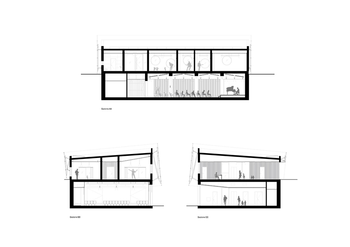 Alvisi Kirimoto and Andrea Bocelli Foundation reveal perforated Camerino Academy of Music in Italy