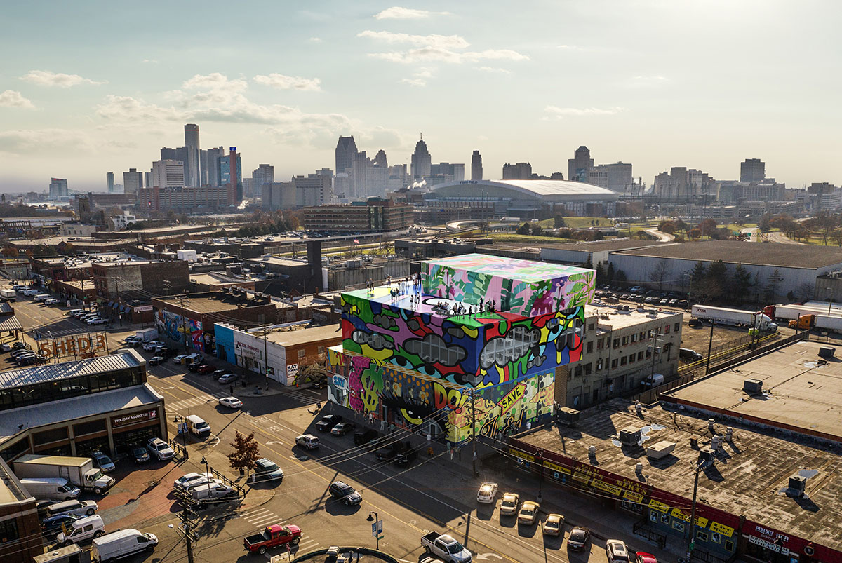 MVRDV reinterprets existing artwork of Detroit with 