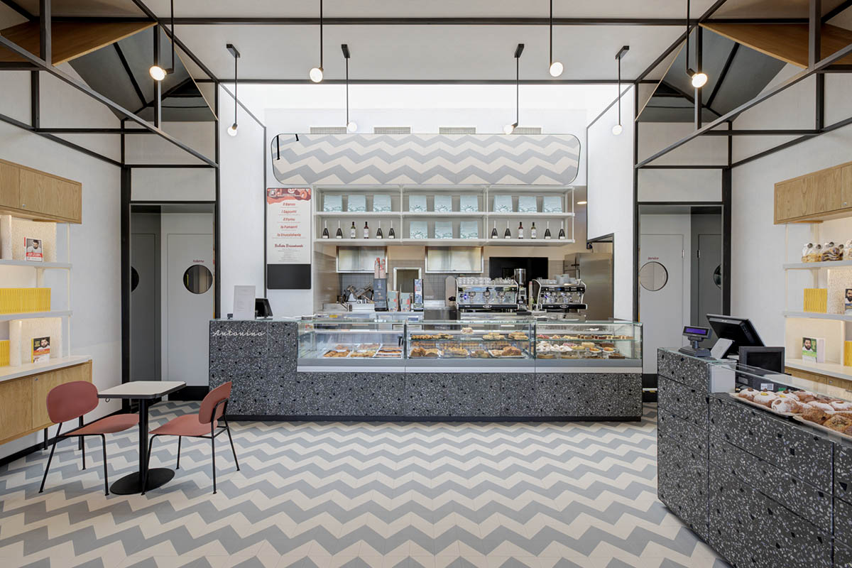 lamatilde completes new restaurant for street food with colourful interior in Italy