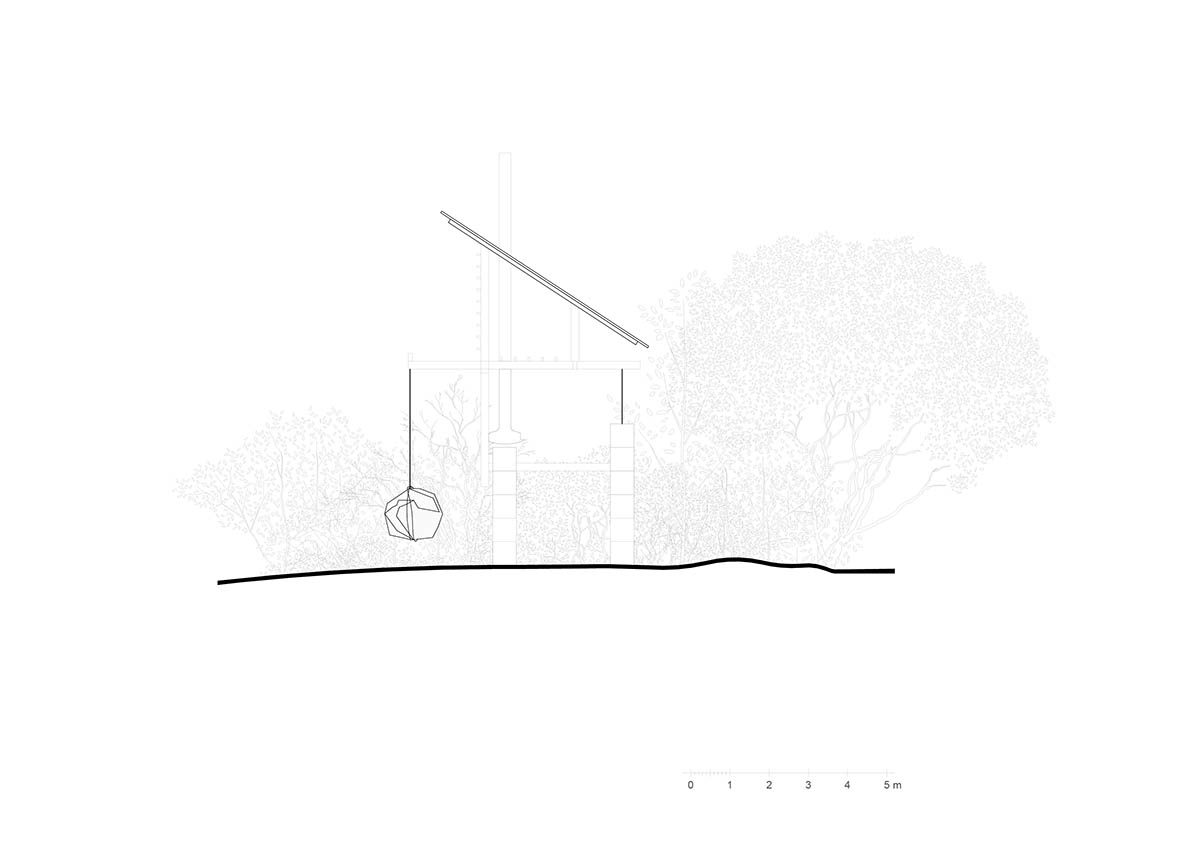 Espina Pavilion embraces structural and visual balance with minimal footprint on Mexican hills 