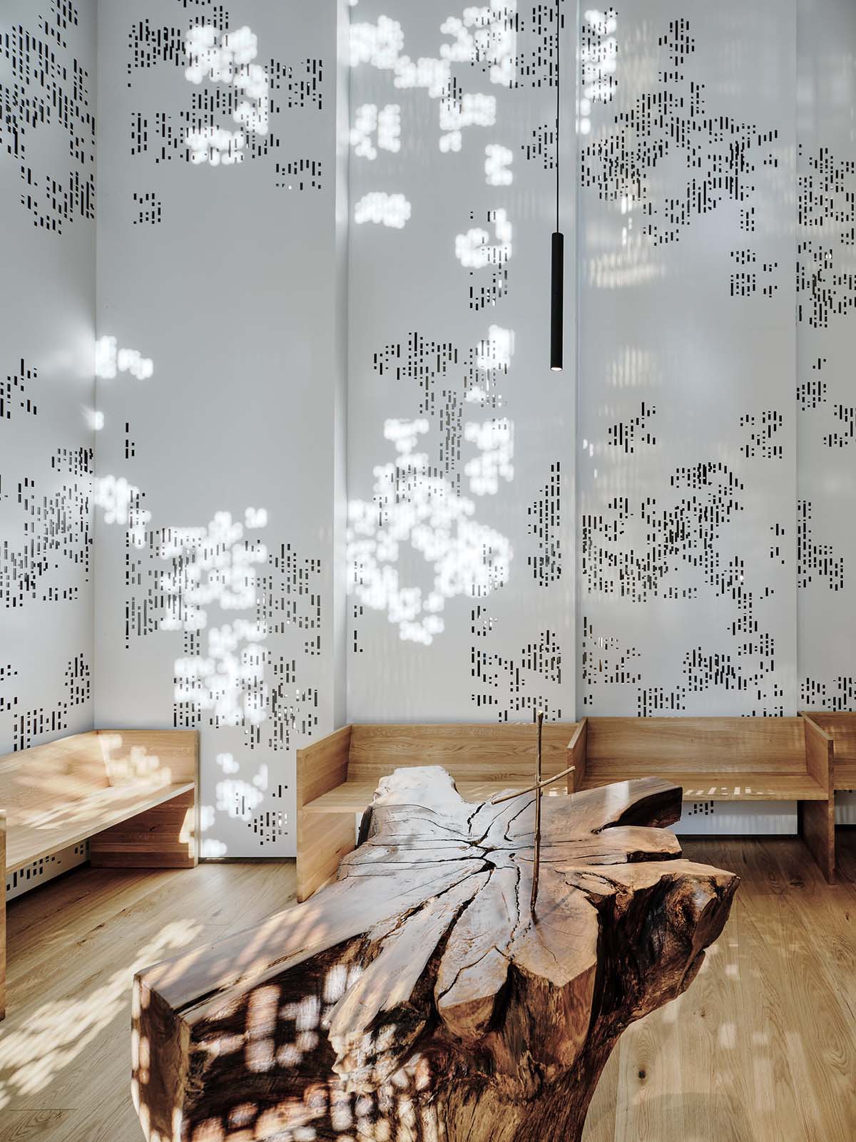 World Interior Of The Year Award 2025 goes to Fractal Chapel by INNOCAD architecture in Graz, Austria