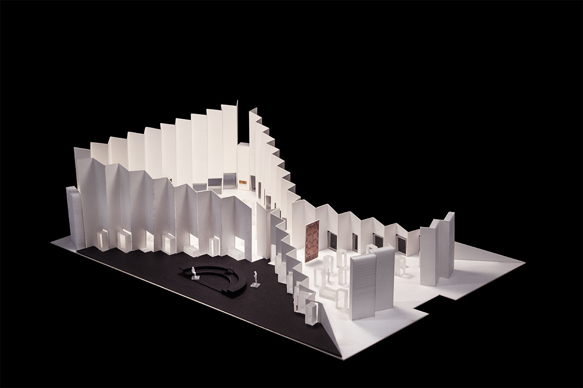 OMA creates scenography with monumental archetypal elements for the Islamic Arts Biennale