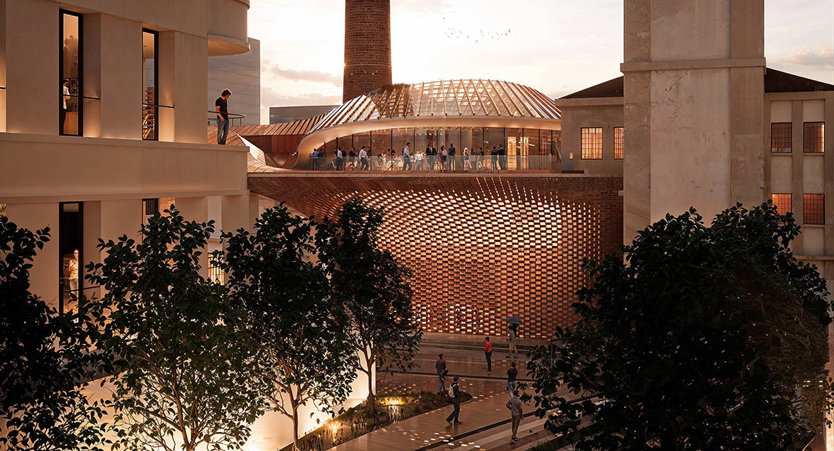 ZHA and Bureau Cube Partners convert old Milan Vapa Paper Mill into a cultural venue in Serbia 