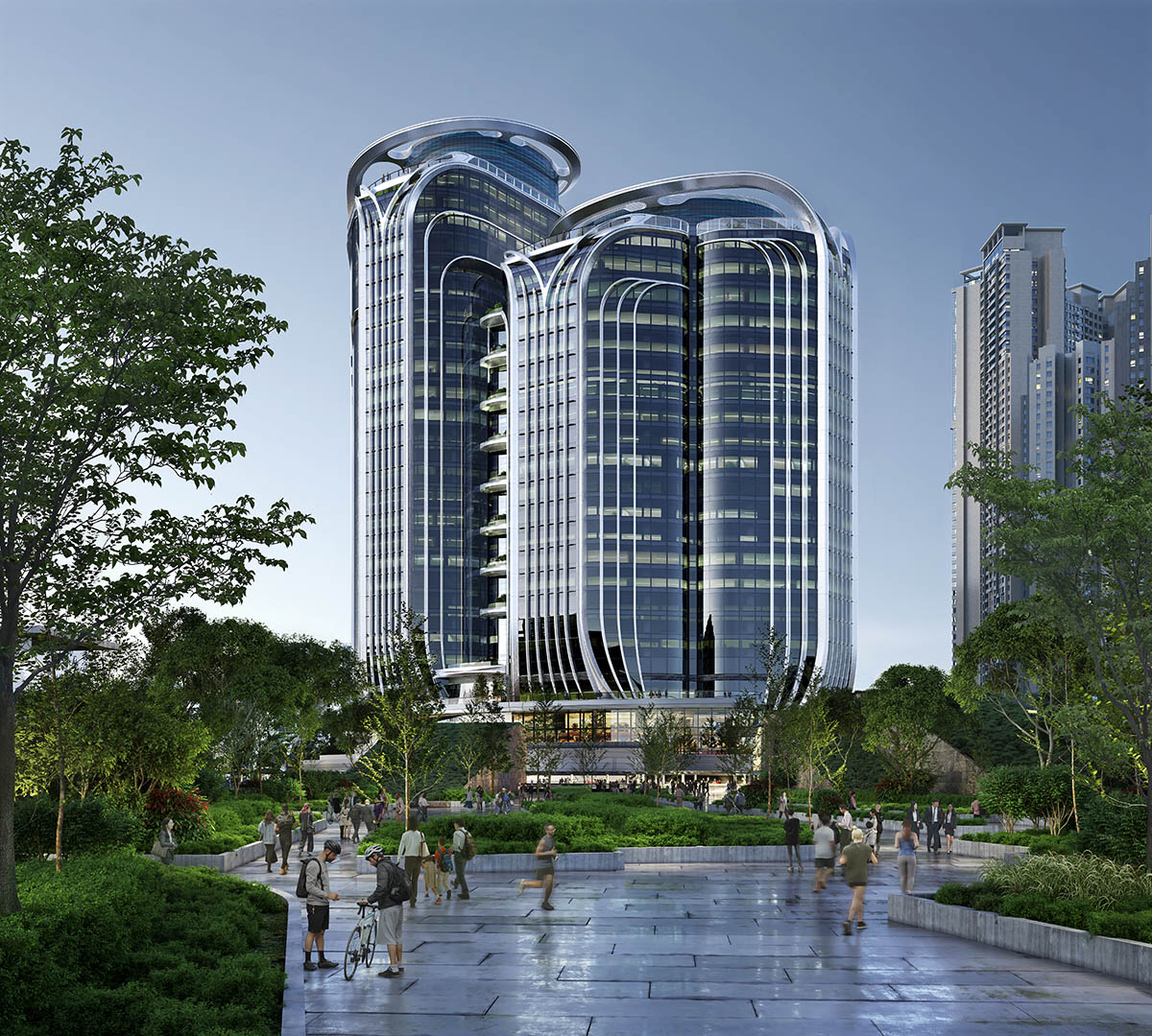 Zaha Hadid Architects shares update about the construction of West Kowloon Terminus in Hong Kong