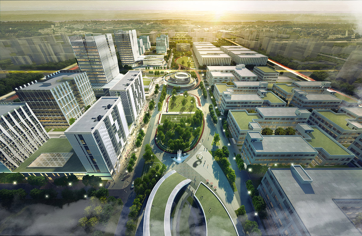 WSP ARCHITECTS Designed A Biopharmaceutical Park With The Architectural Form Of Double Helix DNA