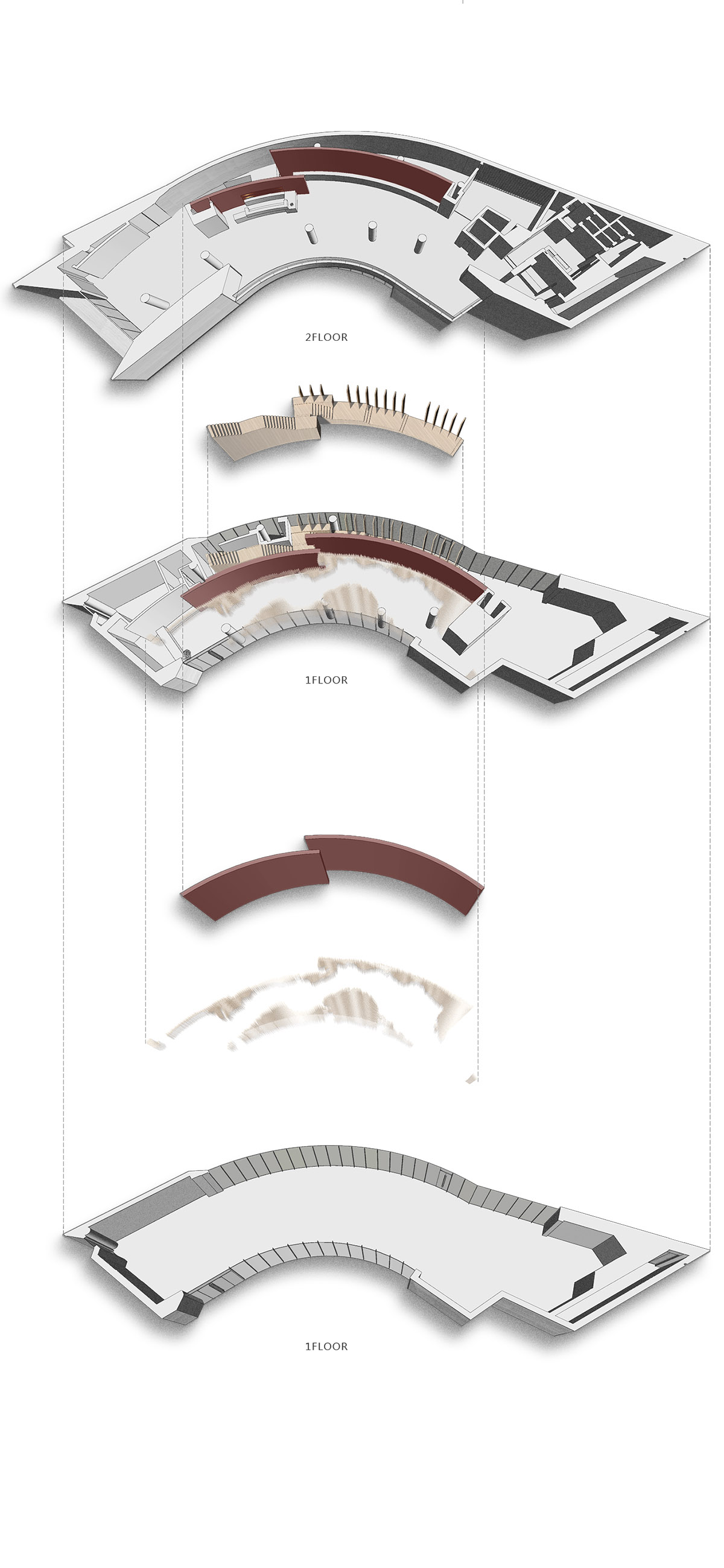 ONE-CU Interior Design Lab completes interiors of Xi'an Vanke - View Lake Sales Center in China