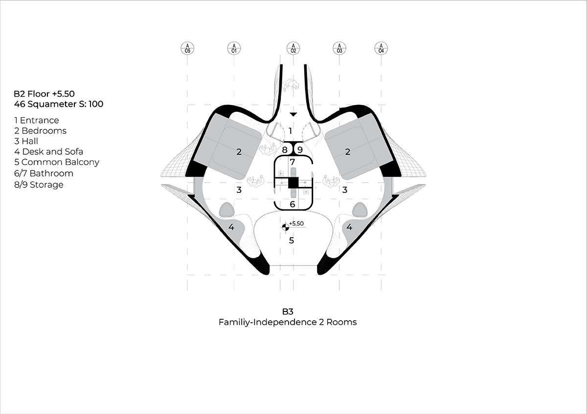 MASK Architects designs world's first exosteel modular prefabricated living houses in Sardinia 
