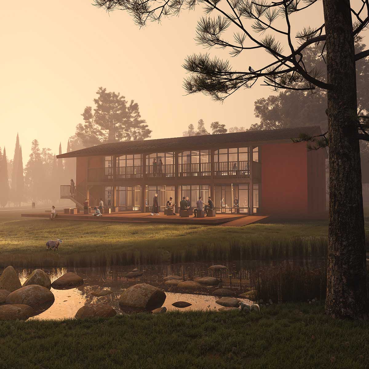 MVRDV collaborates with Plum Village for eco-conscious design to create a sustainable serenity 