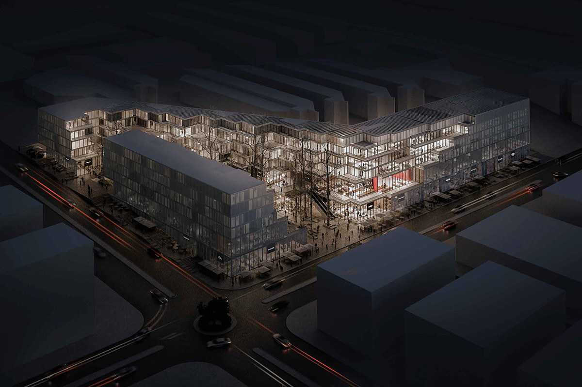 BAD proposes dramatic pixelated mass for a new mixed-use project in Beirut