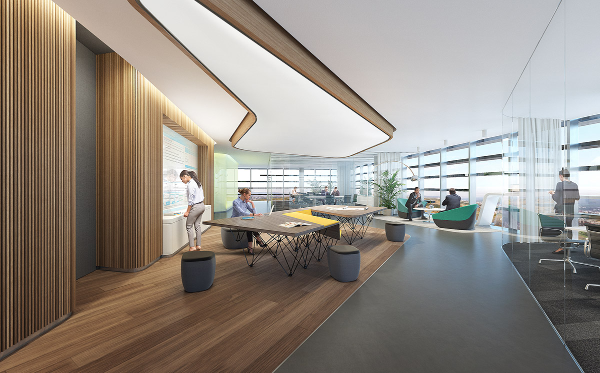 UNStudio's new cultural hub will rise on Georgian hills by creating fifth facade