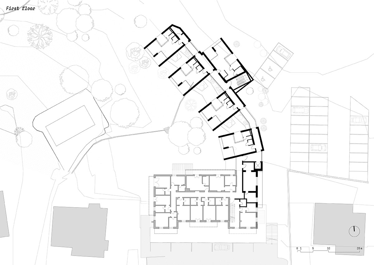 noa* network of architecture creates self-contained green tree suites raised on stilts in South Tyrol