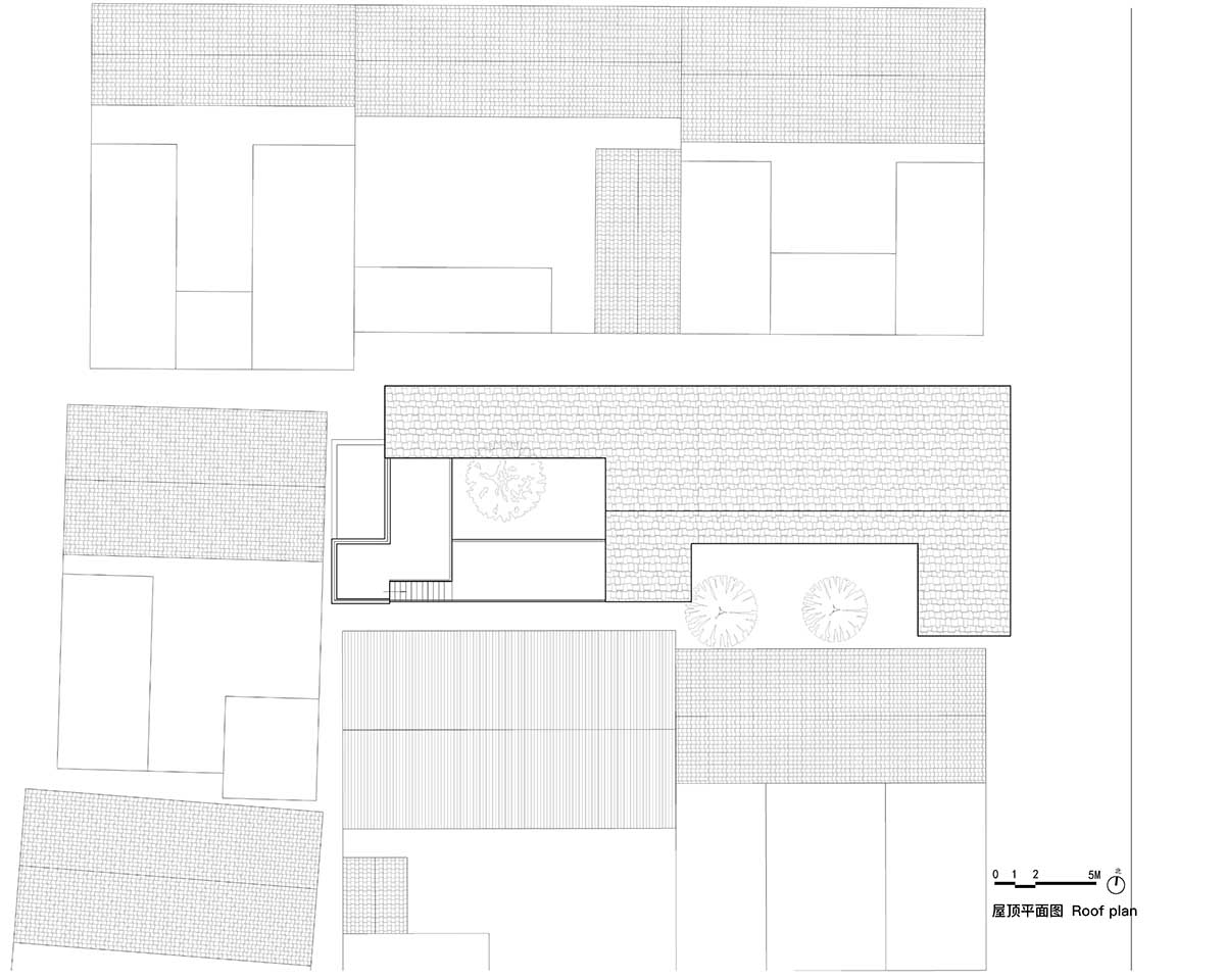 Archstudio renovates traditional Beijing courtyard house with interwoven wooden framework