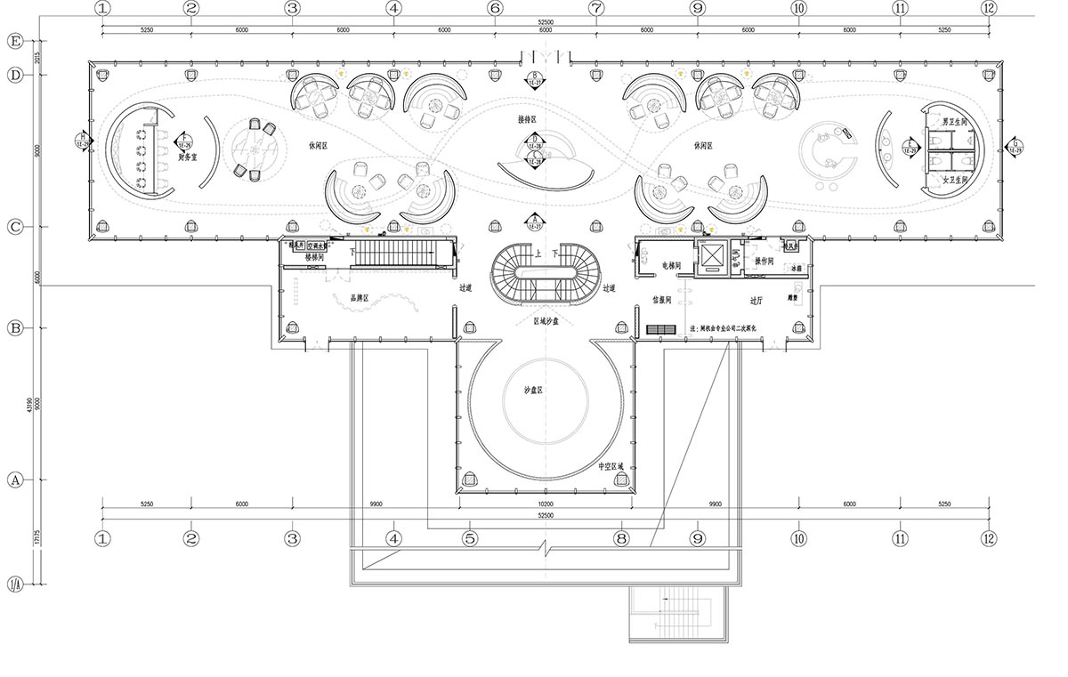 GBD Design creates interiors for clubhouse with fluid forms and dynamic sculptures in China