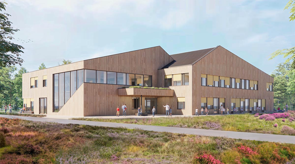 OMA and Circlewood develop Modular Wood System for Asylum Facilities in the Netherlands