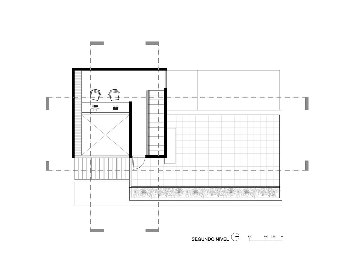 Estudio Tecalli uses red clay brick, concrete and glass to form MoMa House in Mexico