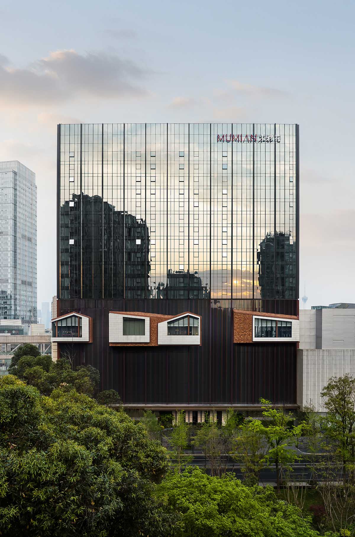 CCD creates interiors for Mumian Chengdu hotel with oriental architectural elements in China 