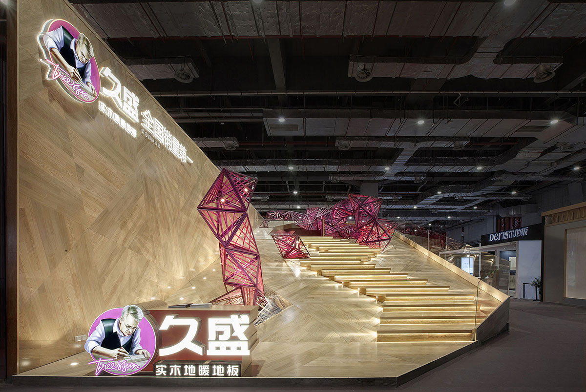 Towodesign creates geometric sculpture for Folding Garden in Shanghai