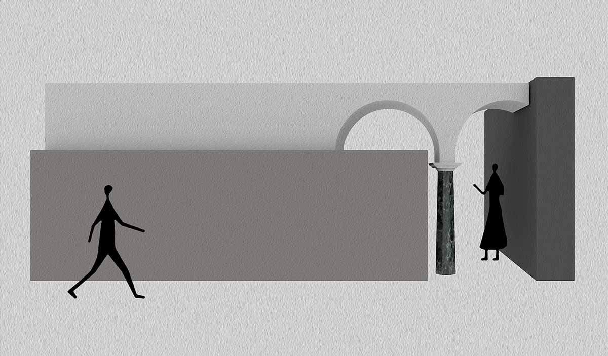 Curved walls and cave-like holes form I.T CERAMICHE Headquarters by Foshan Topway Design