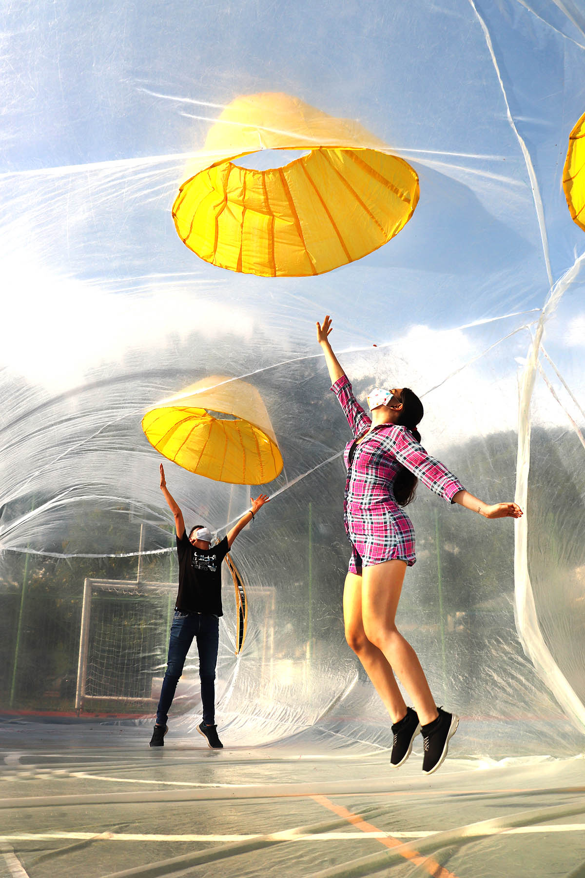 Corhuila University students in Colombia installed Artificial Topographies developed with 3D modeling