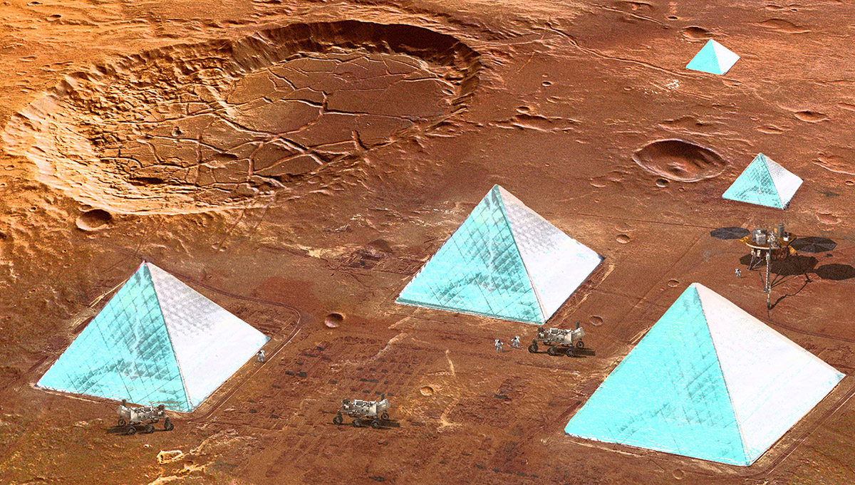 Наса пирамиды на марсе