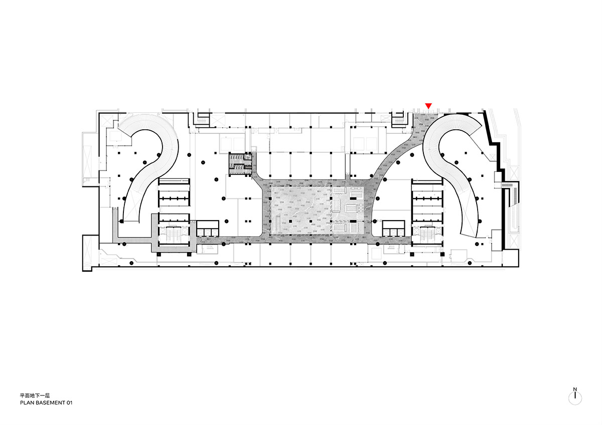 CLOU renovates Beijing's Huijing Twin Towers with a three-dimensional city courtyard