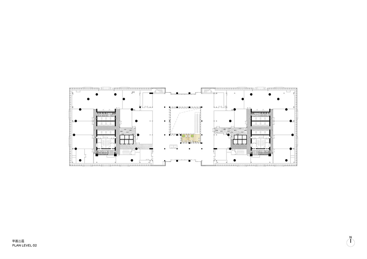CLOU renovates Beijing's Huijing Twin Towers with a three-dimensional city courtyard