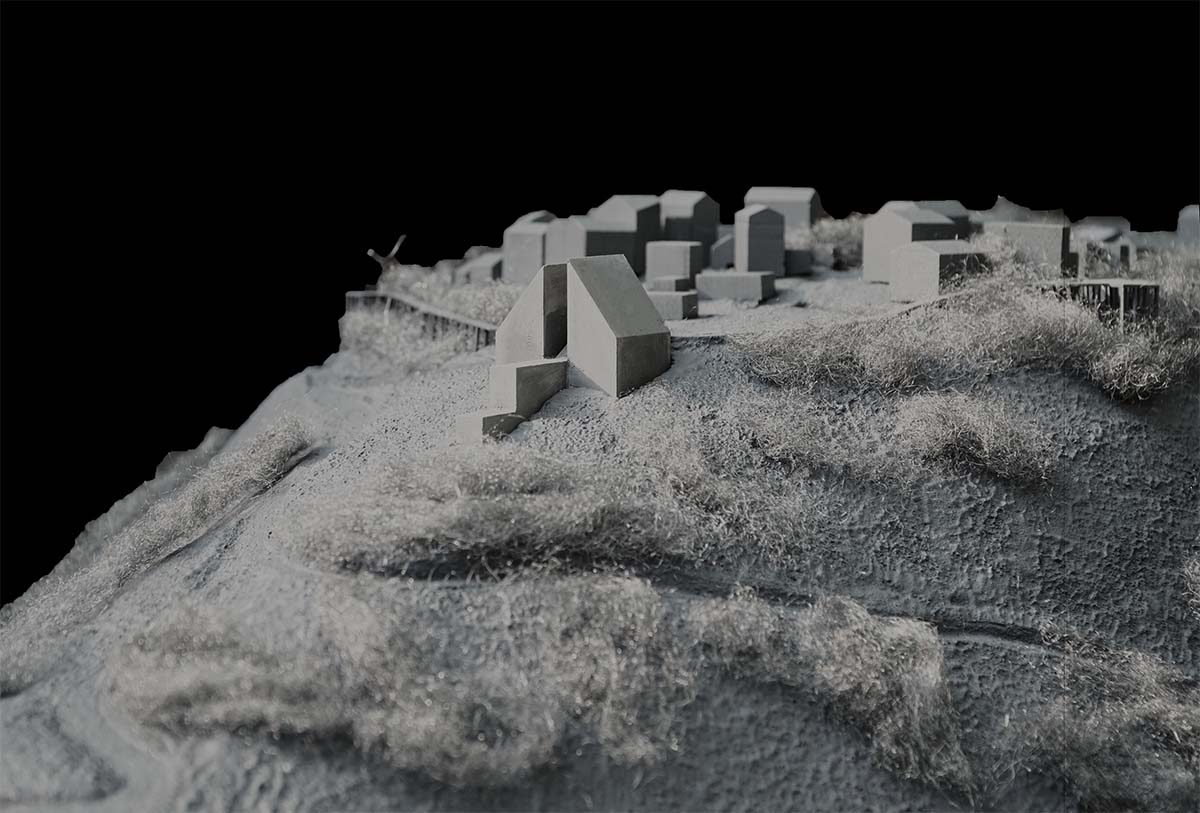 TAO completes concrete bookstore with protruding structure on a steep slope in China 