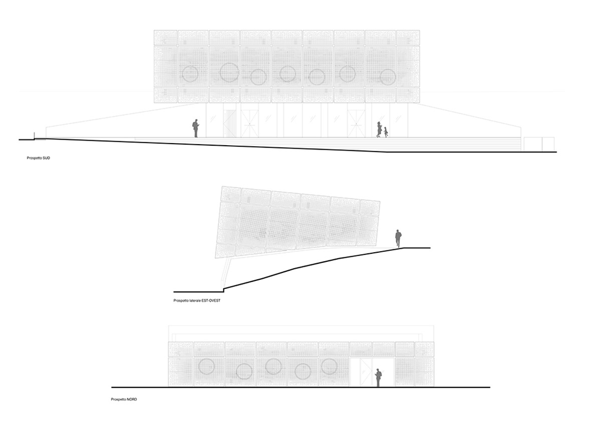 Alvisi Kirimoto and Andrea Bocelli Foundation reveal perforated Camerino Academy of Music in Italy
