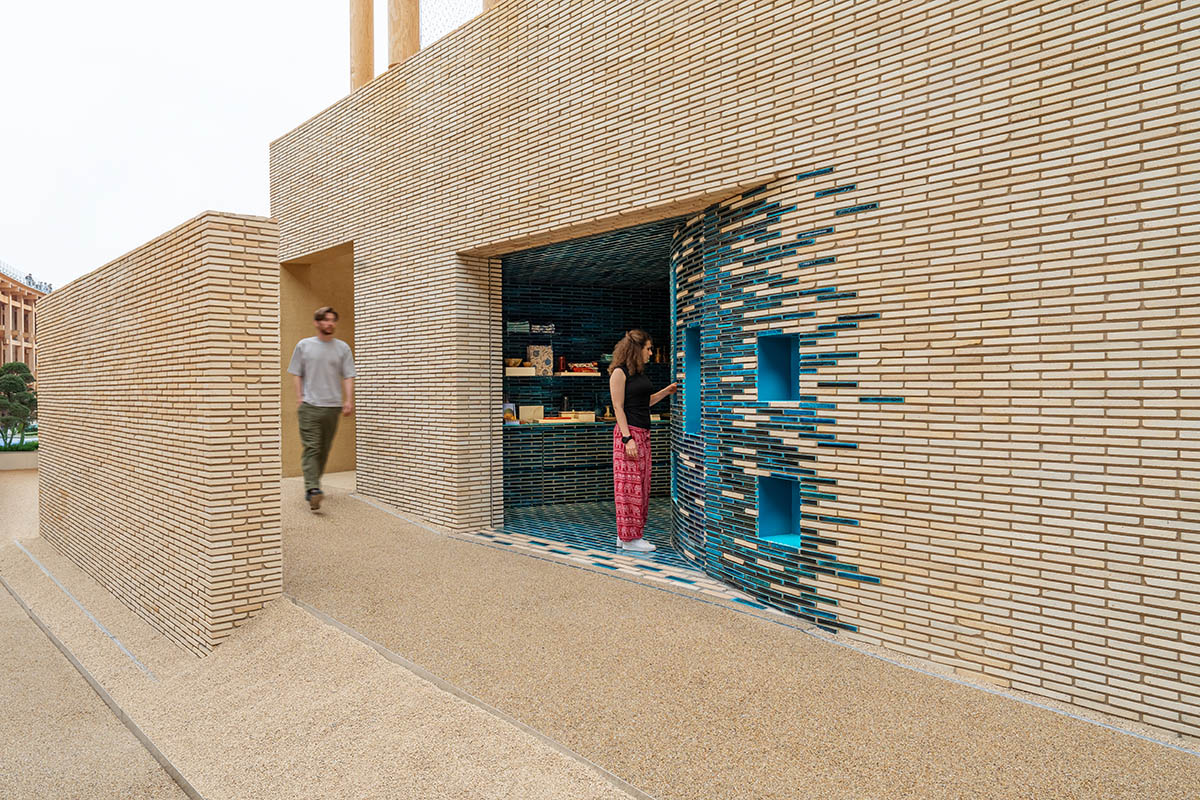 Atelier Brückner imagines the Uzbekistan Pavilion as a sculptural wooden forest at Osaka Expo 2025