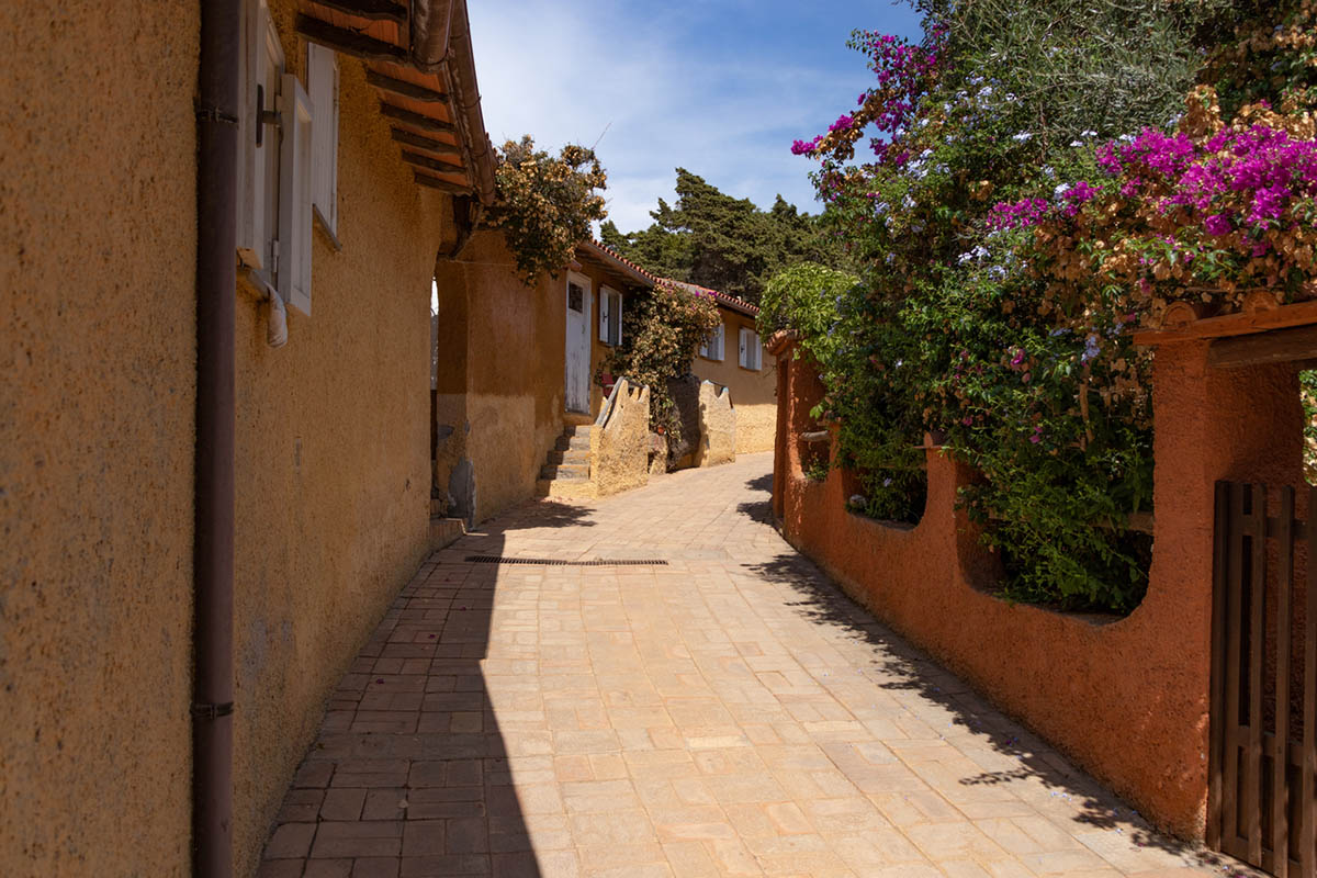 The architecture of Mediterranean islands is captured through the lens of Corinna Del Bianco