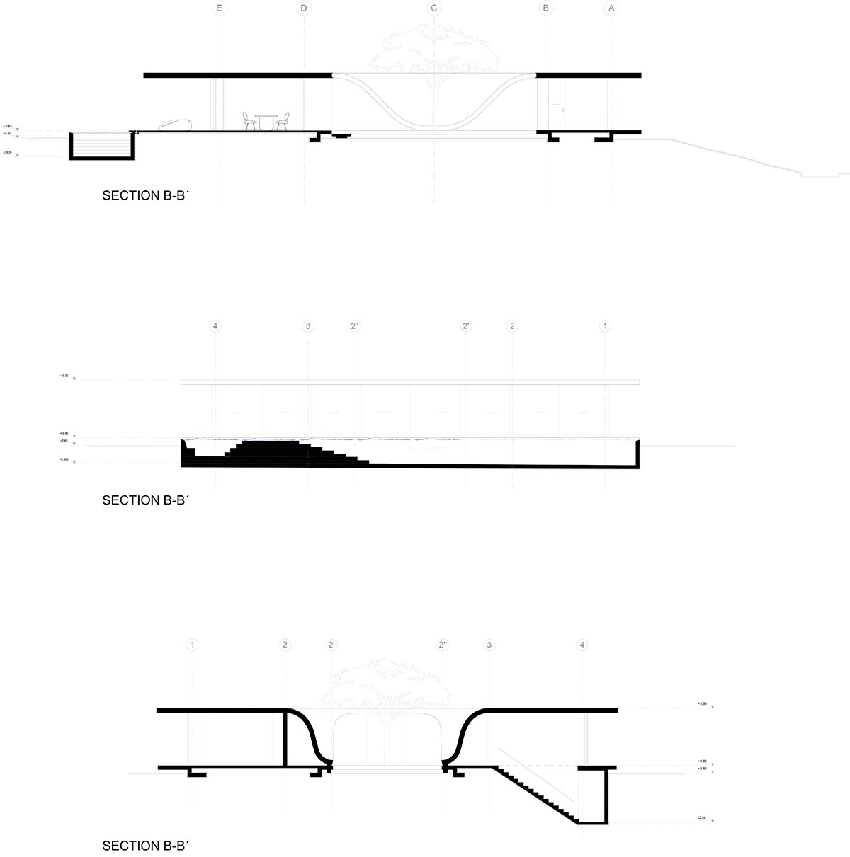 Estudio Felipe Escudero designs Magnolia House around a courtyard and magnolia tree in Ecuador