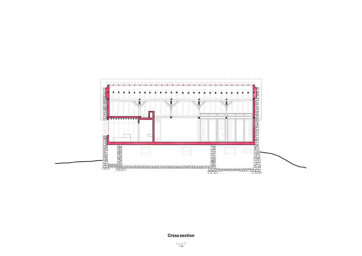 Piertzovanis Toews transforms an 18th-century barn into a colorful house in Albisheim, Germany