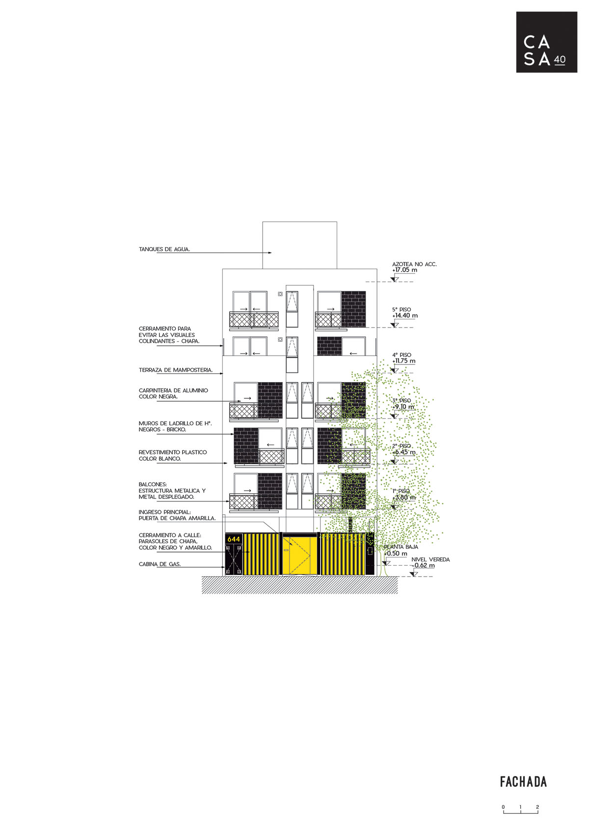 Quaranta & Coraglio Arquitectos completes Casa 40 Building in Cordoba