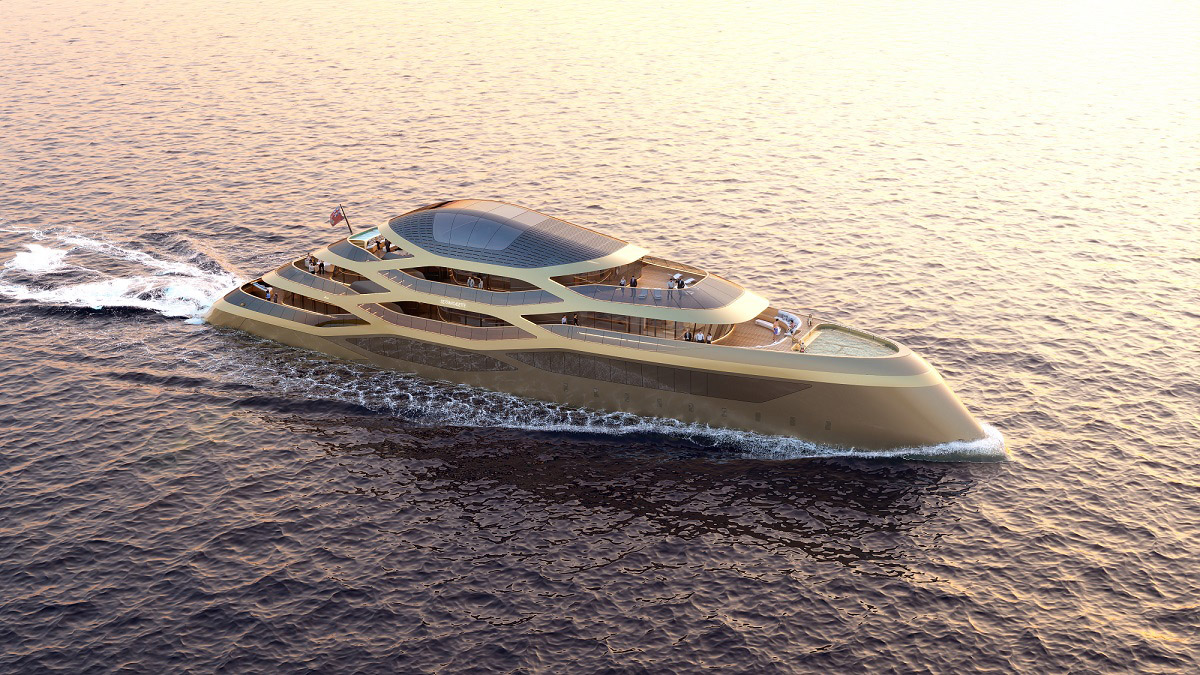 Mexican Architect Fernando Romero designs superyacht for the Italian brand Benetti