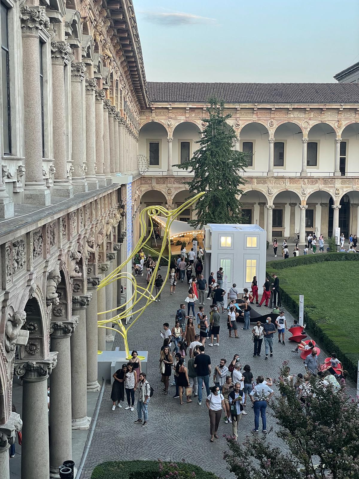 Top 5 Courtyard Installations at Milan Design Week Through the
