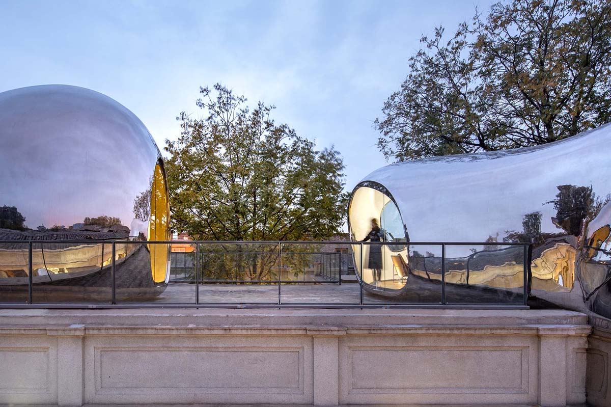 MAD's Hutong Bubble 218 emerges out of one of Beijing’s historic neighborhoods