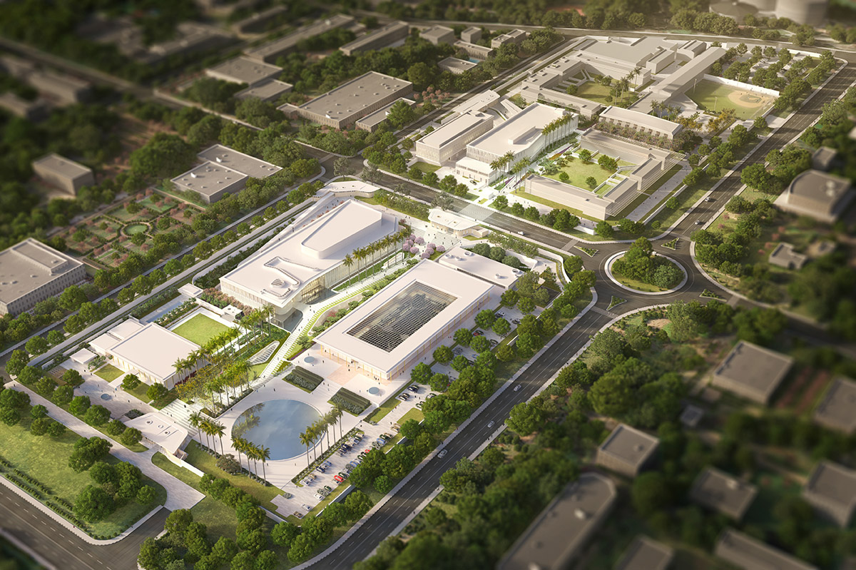 Weiss/Manfredi's U.S. Embassy in New Delhi breaks ground on its expansion