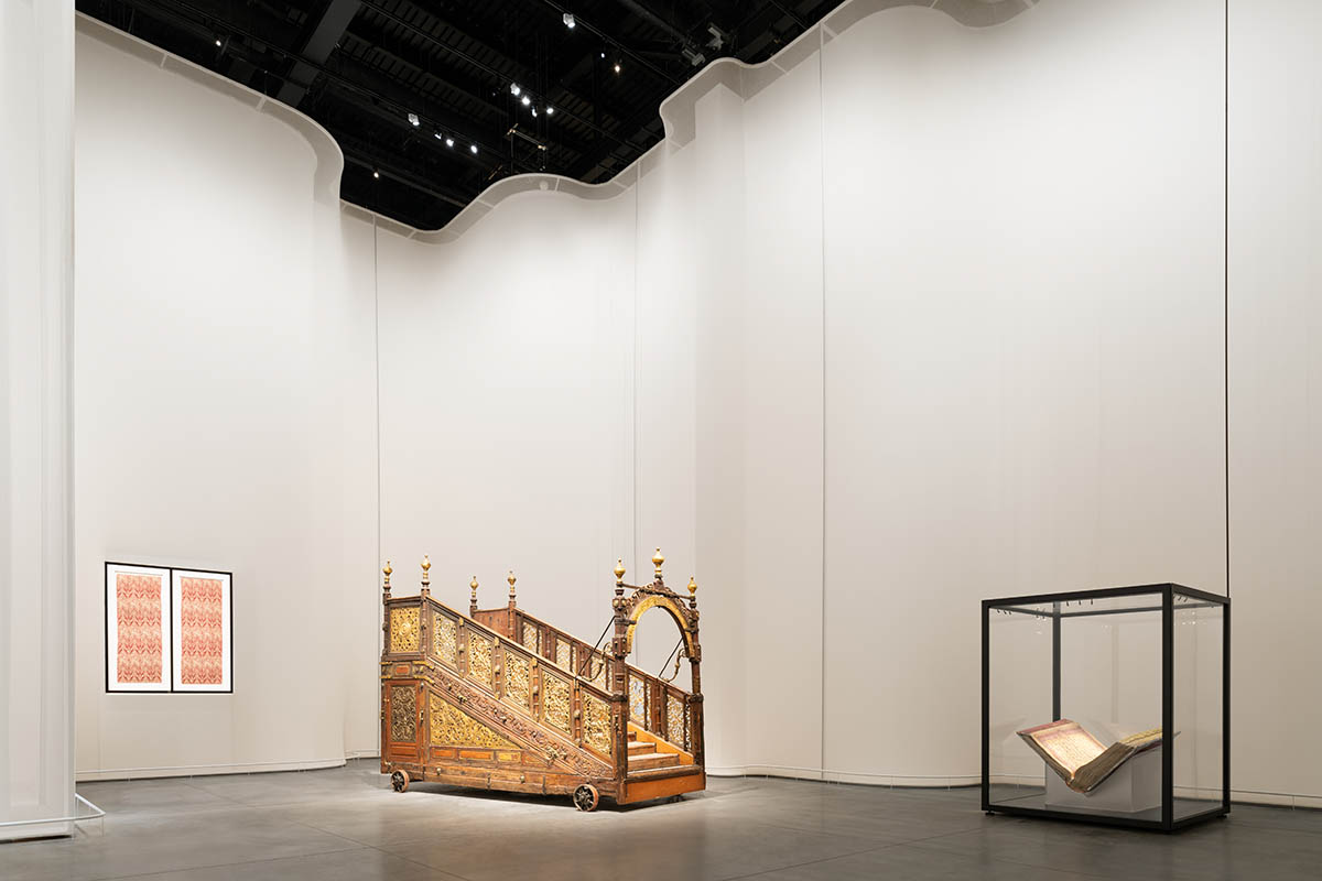 OMA creates scenography with monumental archetypal elements for the Islamic Arts Biennale