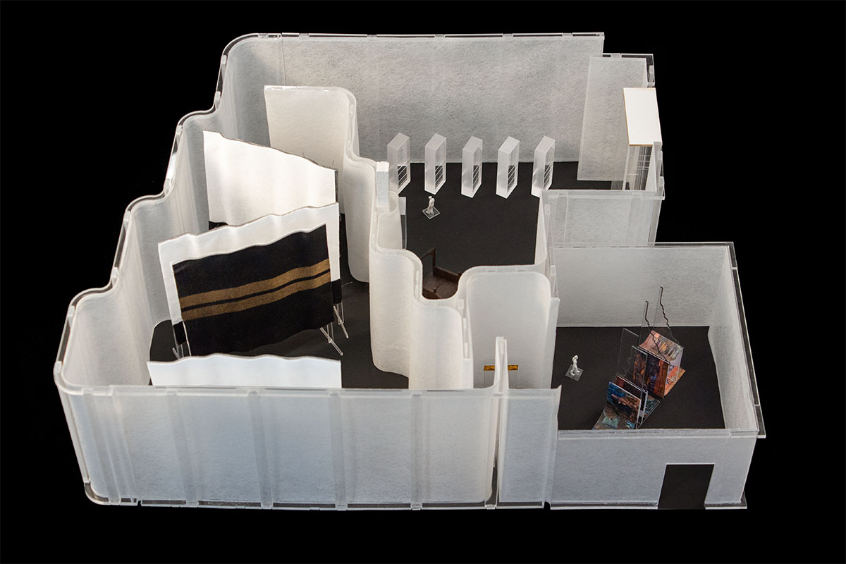 OMA creates scenography with monumental archetypal elements for the Islamic Arts Biennale