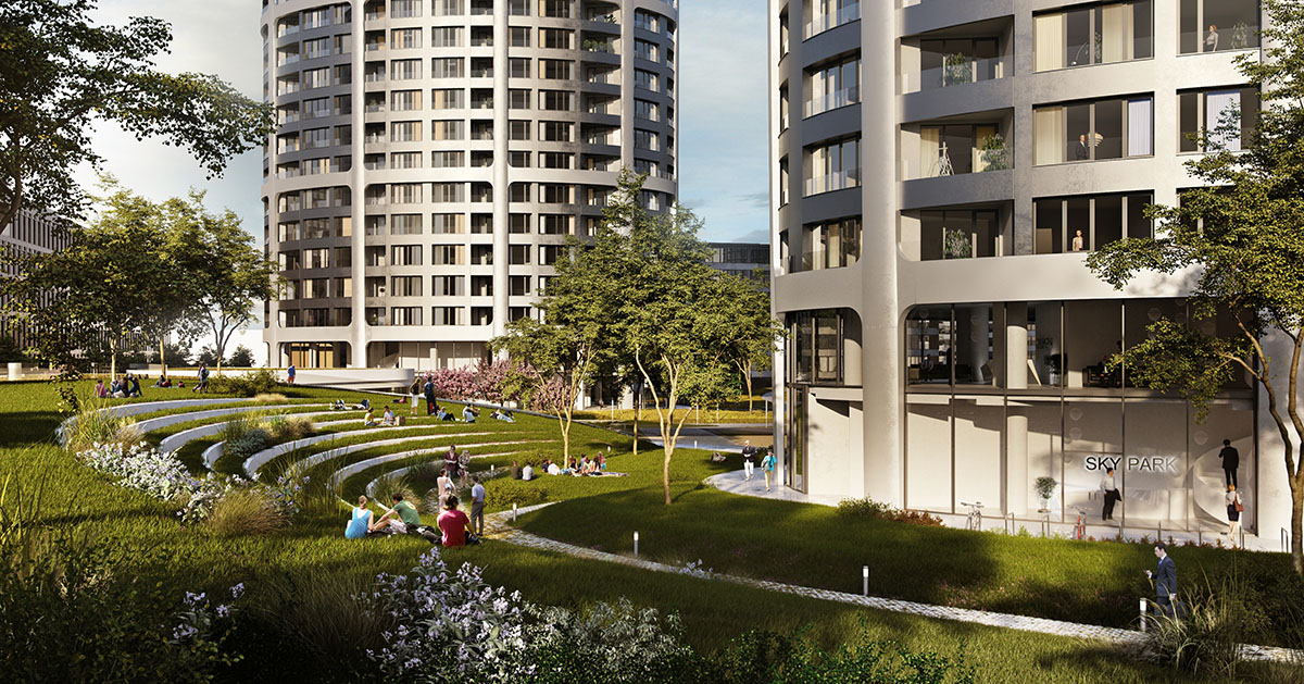 Construction work started on ZHA’s Sky Park in Bratislava