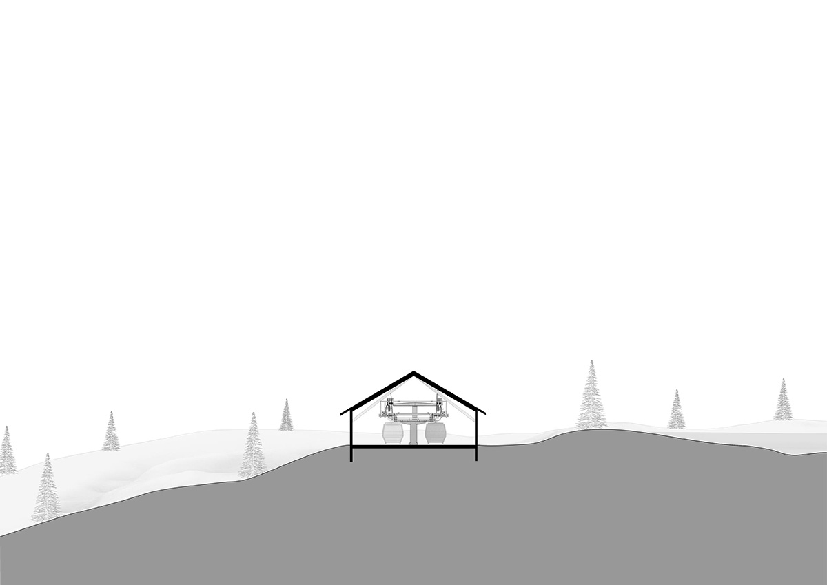 Peter Pichler Architecture crafts mountain mobility with wooden stations and a hut in the Alps