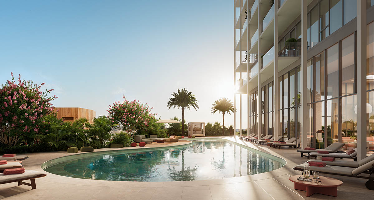 ODA unveils design for Ombelle, a pair of sculptural residential towers in Downtown Fort Lauderdale