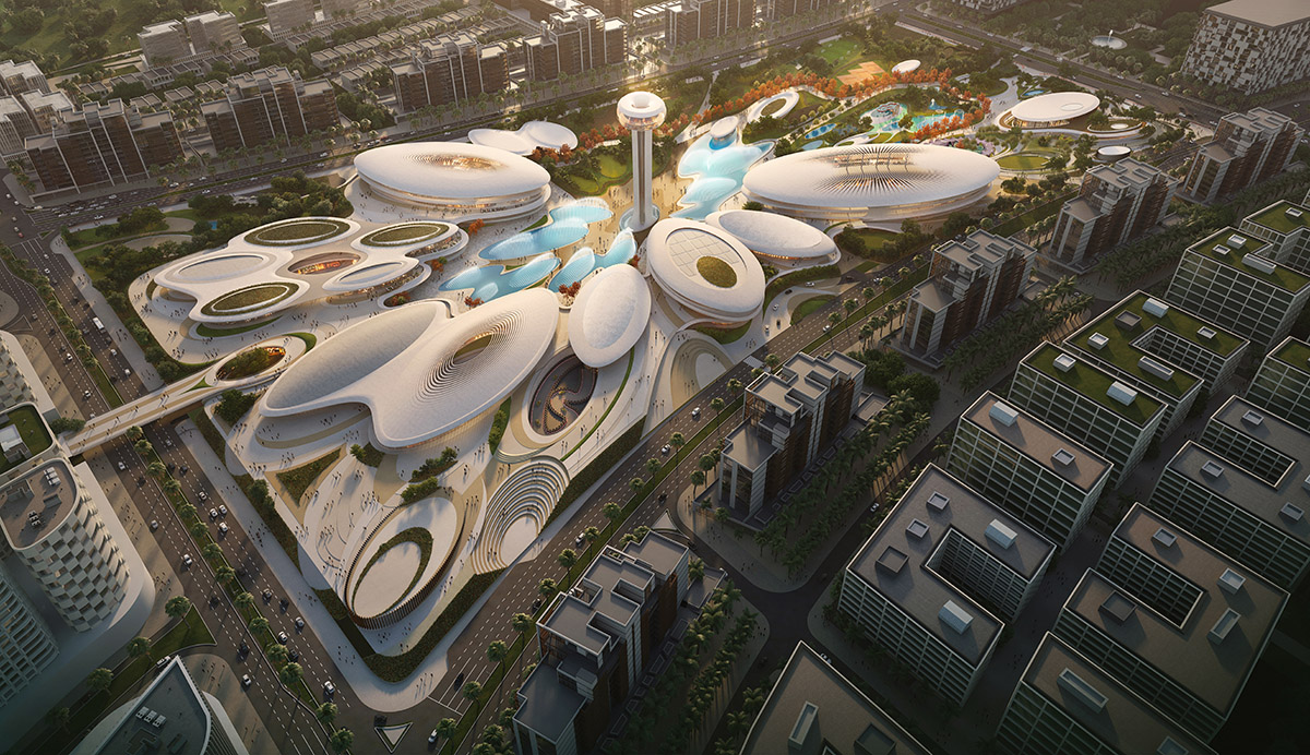 First phase of ZHA's droplet shaped leisure and entertainment complex is set to complete in 2019