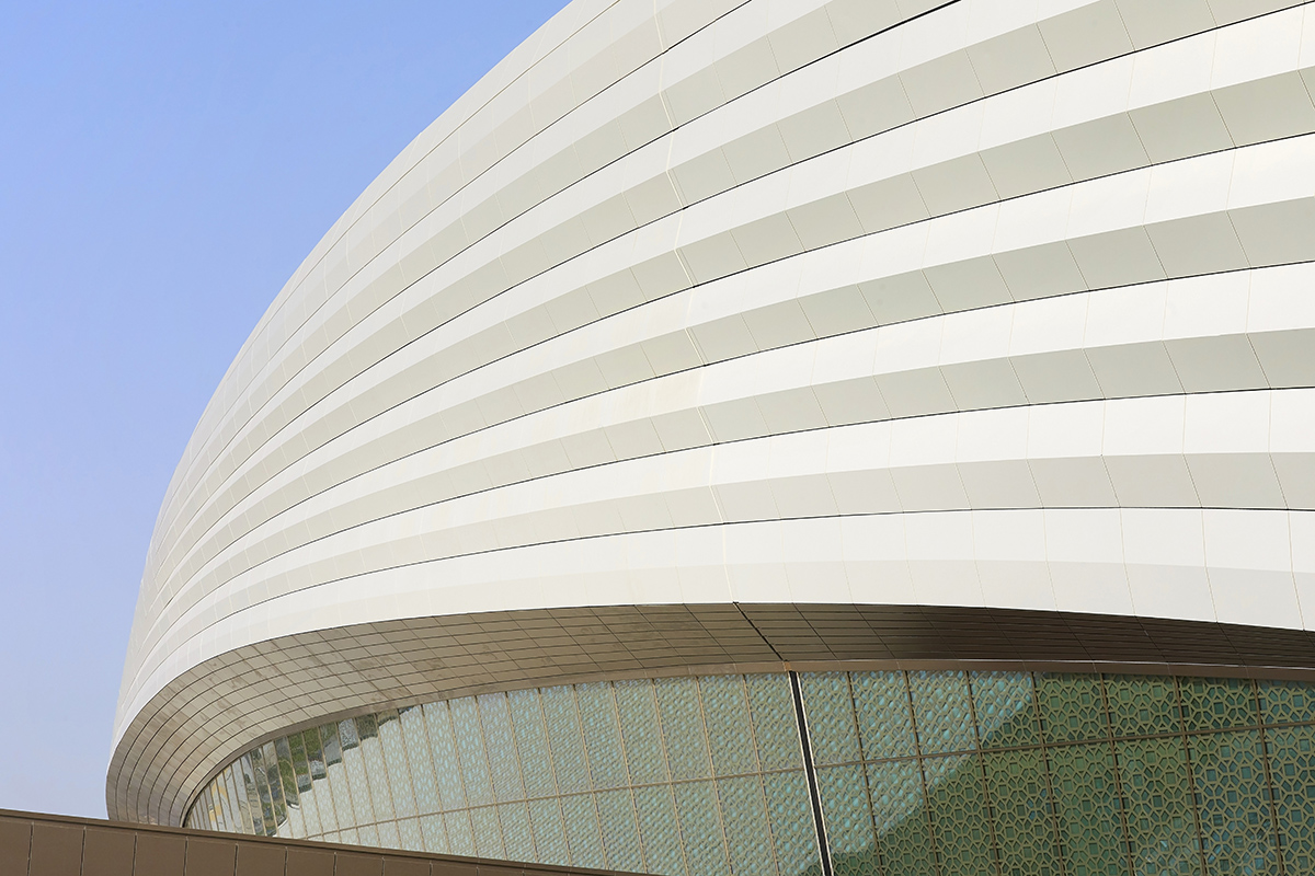 Zaha Hadid Architects' Al Janoub Stadium opens for World Cup in Qatar