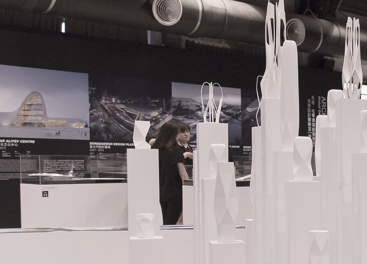 Zaha Hadid Architects presents a worth-seeing model show at Songshan Cultural and Creative Park